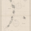Load image into Gallery viewer, Antique Nautical Chart: Guadeloupe to Trinidad - West Indies By British Admiralty
