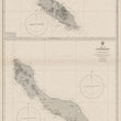 Load image into Gallery viewer, Antique Nautical Chart of Aruba &amp; Curaçao by: British Admiralty, 1949
