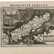 Load image into Gallery viewer, Antique Map: Sumatra Insula by Bertius, 1616 
