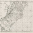 Load image into Gallery viewer, Carte Reduite des Cotes Orientales de l'Amerique Septentrionale Contenant Partie du Nouveau Jersey, la Pen-sylvanie, le Mary-land, la Virginie, la Caroline Septentrionale, la Caroline Meridionale et la Georgie
