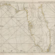 Load image into Gallery viewer, The Coast of West Florida and Louisiana The Peninsula and Gulf of Florida or Channel of Bahama with the Bahama Islands by: Thomas Jeffreys, 1774
