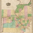 Load image into Gallery viewer, Antique Map of Illinois and Missouri by: Henry Schenk Tanner, 1825
