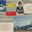 Load image into Gallery viewer, United Air Lines Coast to Coast System Map, 1947 
