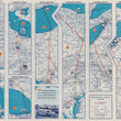 Load image into Gallery viewer, Pennsylvania Central Airlines Route Map w/ Advertisements, 1941
