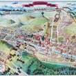 Load image into Gallery viewer, Siege of Sarajevo Pictorial Map by FAMA International (2006)
