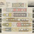 Load image into Gallery viewer, Canadian Pacific: Empress of Canada &amp; Empress of France ship map, 1948
