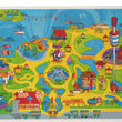 Load image into Gallery viewer, Vintage pictorial map of Sea World's first park in San Diego from a folding brochure distributed to guests.
