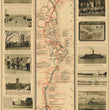 Load image into Gallery viewer, Official Atlantic Coastal Highway Association Map from Calais, Maine, to Key West, Florida, 1929
