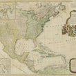 Load image into Gallery viewer, A New Map of North America, with the West India Islands. Divided according to the Preliminary Articles of Peace, Signed at Versailles, 20 Jan. 1783 by: Sayer &amp; Bennett
