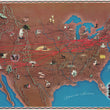 Load image into Gallery viewer, TWA Trans World Airline: U.S.A. Europe Africa Asia Air Routes, 1948 - United States Air Routes
