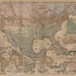 Load image into Gallery viewer, 1863 Colton Railroad and Military Map of the United States showing Civil War divisions, railroads, military insets, and western territories.
