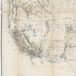 Load image into Gallery viewer, 1866 Map of the United States and Territories. Shewing the Extent of Public Surveys and Other Details Constructed from the Plats and Official Sources of the General Land Office
