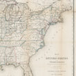 Load image into Gallery viewer, 1866 Map of the United States and Territories. Shewing the Extent of Public Surveys and Other Details Constructed from the Plats and Official Sources of the General Land Office
