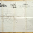 Load image into Gallery viewer, 1853 John Chappelsmith Account of a Tornado near New Harmony, Indiana, with large folding map documenting the tornado's path and fallen trees.
