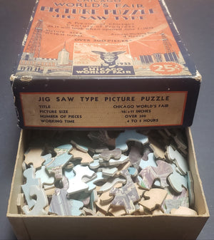 1933 Chicago World's Fair Picture Puzzle
