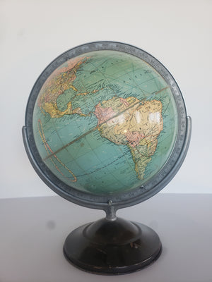 1938 Standard Globe by: Replogle - 12 inch