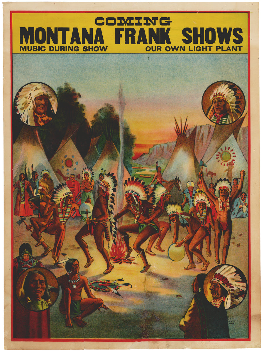 1909 Montana Frank Shows