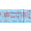 Load image into Gallery viewer, A foldout page from a vintage cruise brochure showing a floor plan of the liner's promenade deck.
