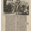 Load image into Gallery viewer, 1673 Engraving of an Indigenous Man with Painted Skin and a Feathered Crown

