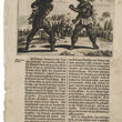 Load image into Gallery viewer, 1673 Engraving of Two Tapuya Fighters Squaring Off
