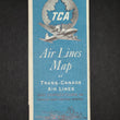 Load image into Gallery viewer, 1940s Trans-Canada Air Lines Route Map
