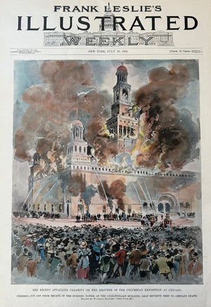 The Recent Calamity On The Grounds Of The Columbian Exposition At Chicago