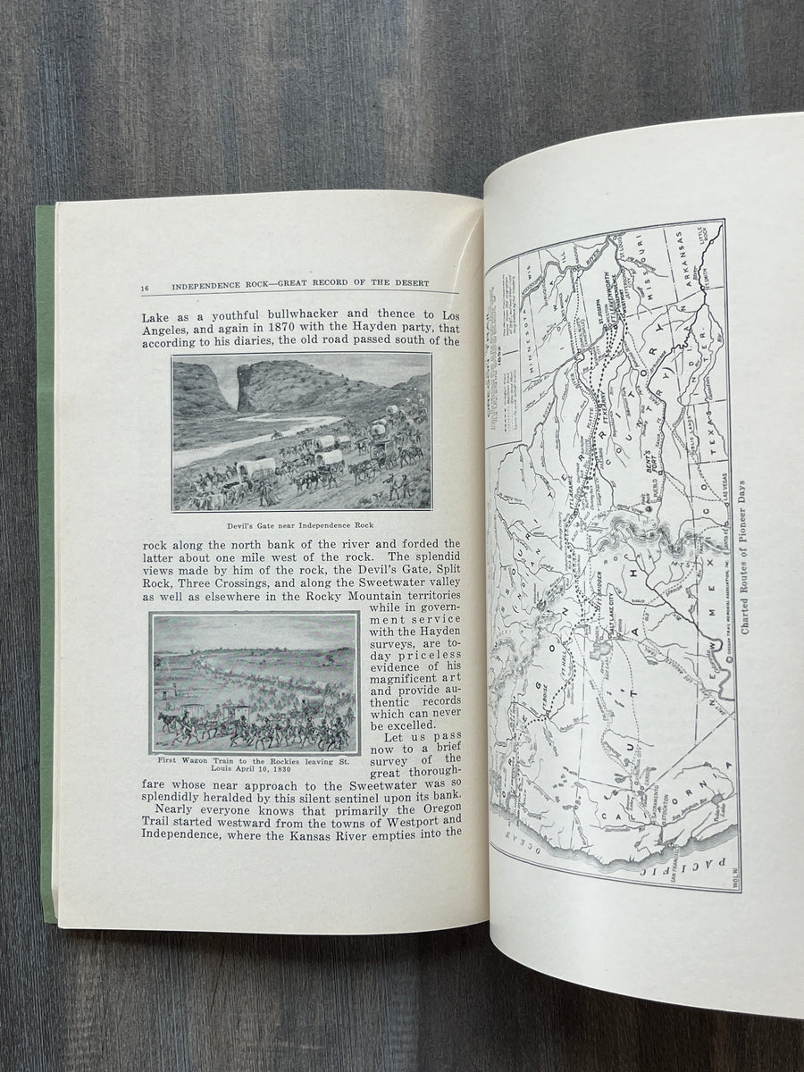 1930 Independence Rock The Great Record of the Desert by Robert Spurrier Ellison