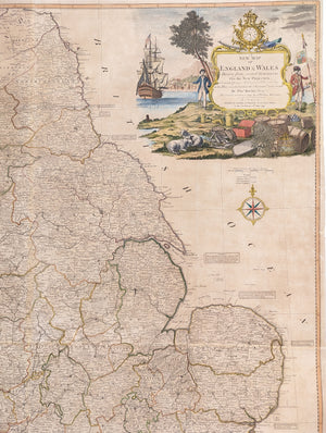 1794 A New Map of England & Wales...