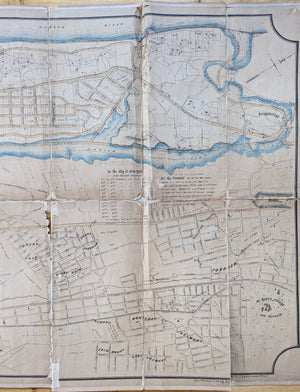 1869 Map of the City of New York North of 55th Street...