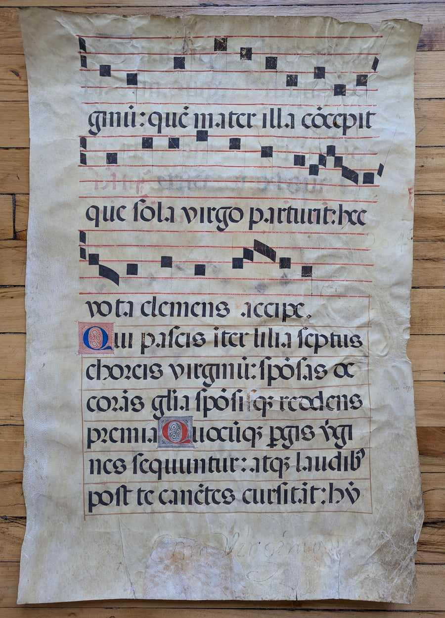 15th Century Medieval Gregorian Chant, St. Joseph & Virgin Mary