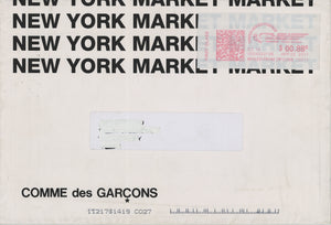 2011 Commes Des Garcons Market Market Invitation Poster