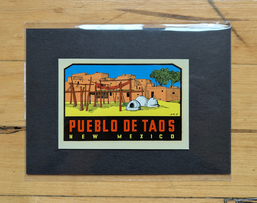 1940s - 1950s Travel Decals (Southwestern States) by: the Lindgren Brothers