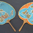 Load image into Gallery viewer, 1950s Air India Hand Fan and Route Map
