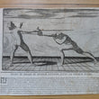 Load image into Gallery viewer, 1628 Rapier Prints of Single-Sword Technique from Scola, Overo Teatro by Nicoletto Giganti
