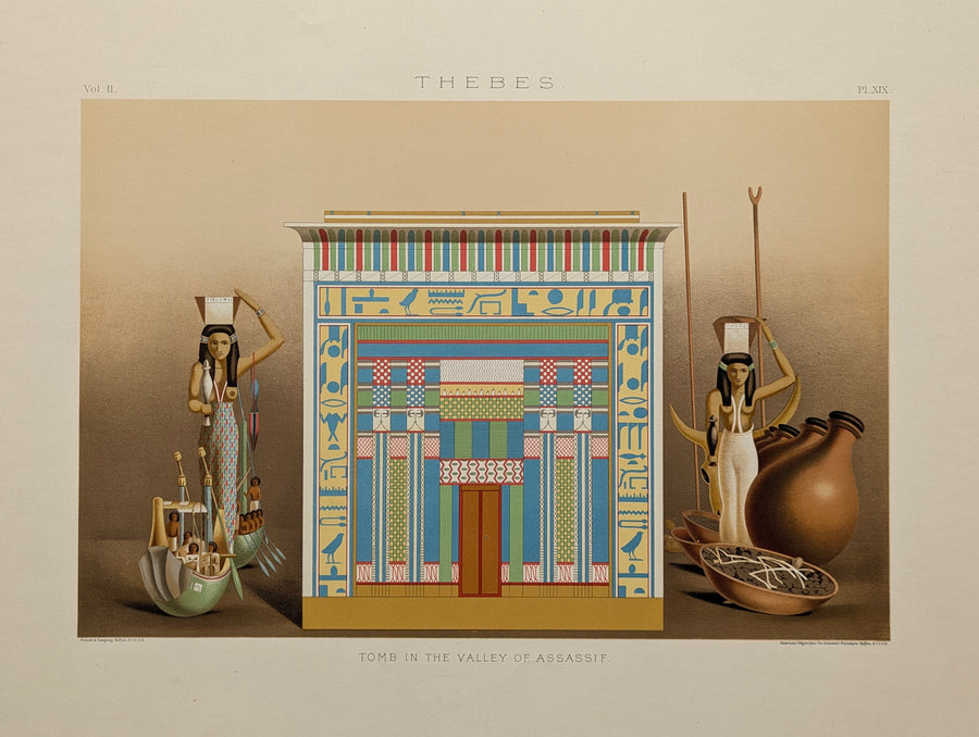 Egyptian Tomb Paintings and Decorative Motifs – Mizraim