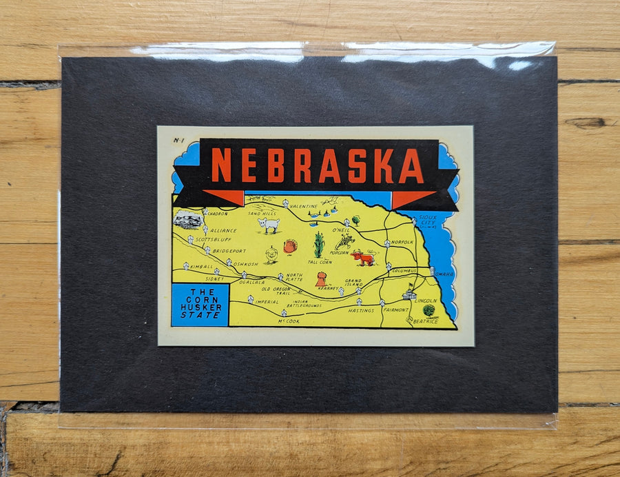 1940s - 1950s Travel Decals (Central States) by: the Lindgren Brothers