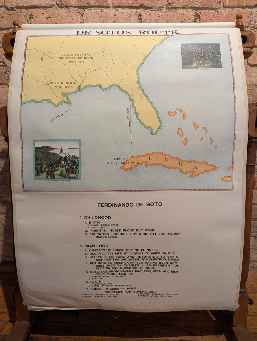 1901 Robertson's Geographic-Historical Series Illustrating the History of America and the United States: From 1492 to the Present Time