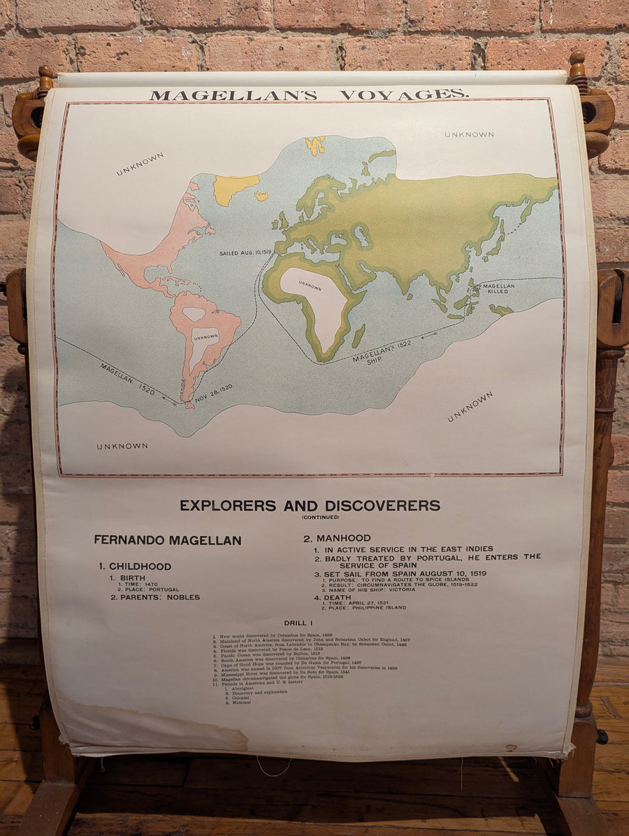 1901 Robertson's Geographic-Historical Series Illustrating the History of America and the United States: From 1492 to the Present Time