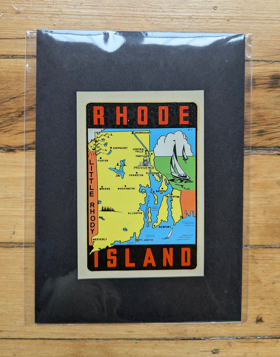 1940s - 1950s Travel Decals (Eastern and Southern States) by: the Lindgren Brothers