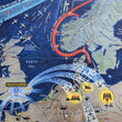 Load image into Gallery viewer, 1944 NavWar Map No. 3 – World War II in the North Sea Area
