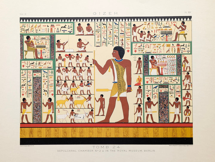 Egyptian Tomb Paintings and Decorative Motifs – Mizraim
