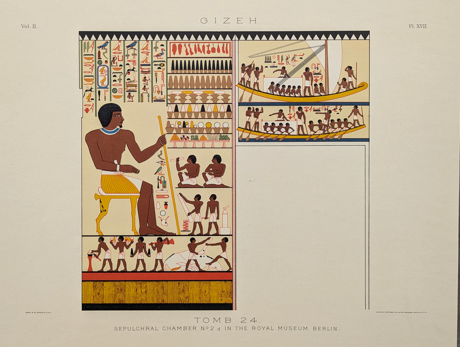 Egyptian Tomb Paintings and Decorative Motifs – Mizraim