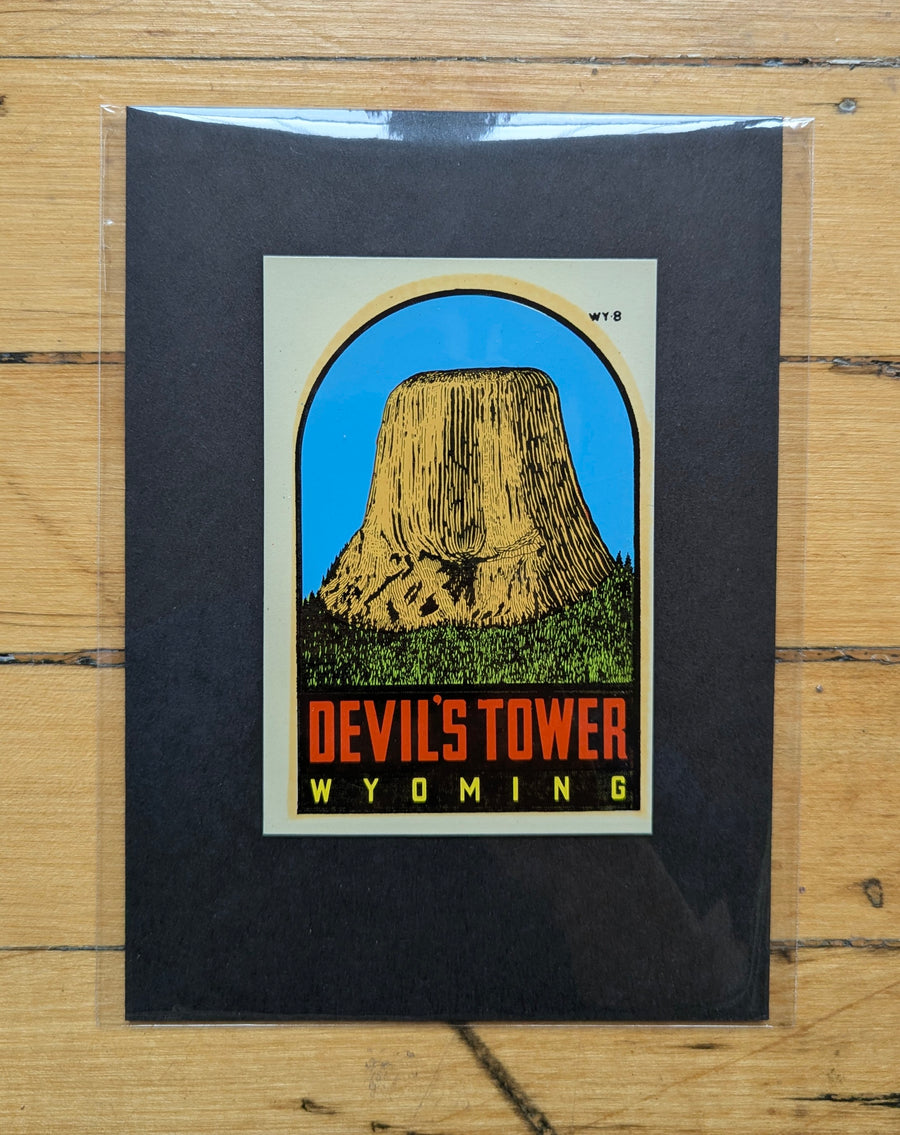 1940s - 1950s Travel Decals (Rocky Mountains) by: the Lindgren Brothers
