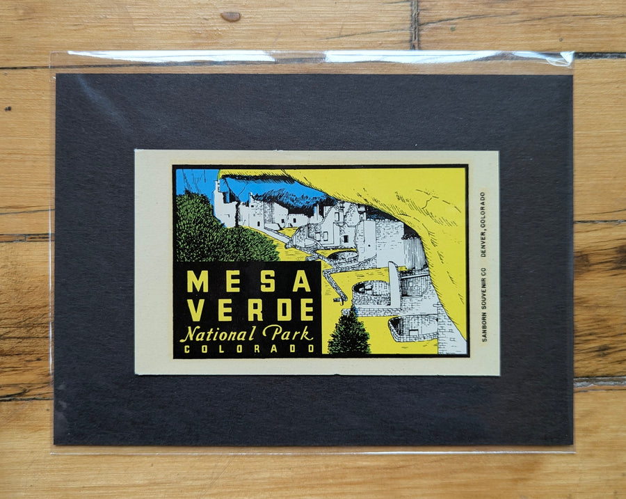 1940s - 1950s Travel Decals (Southwestern States) by: the Lindgren Brothers