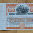Load image into Gallery viewer, 1918 stock certificate by Mahoning and Shenango Railway and Light Company
