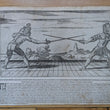 Load image into Gallery viewer, 1628 Rapier Prints of Single-Sword Technique from Scola, Overo Teatro by Nicoletto Giganti
