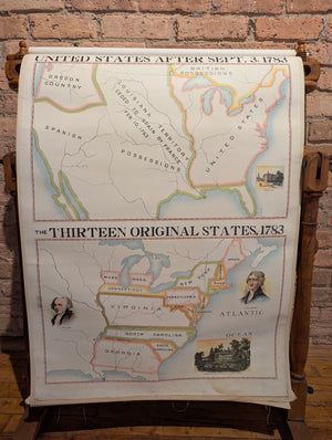 1901 Robertson's Geographic-Historical Series Illustrating the History of America and the United States: From 1492 to the Present Time