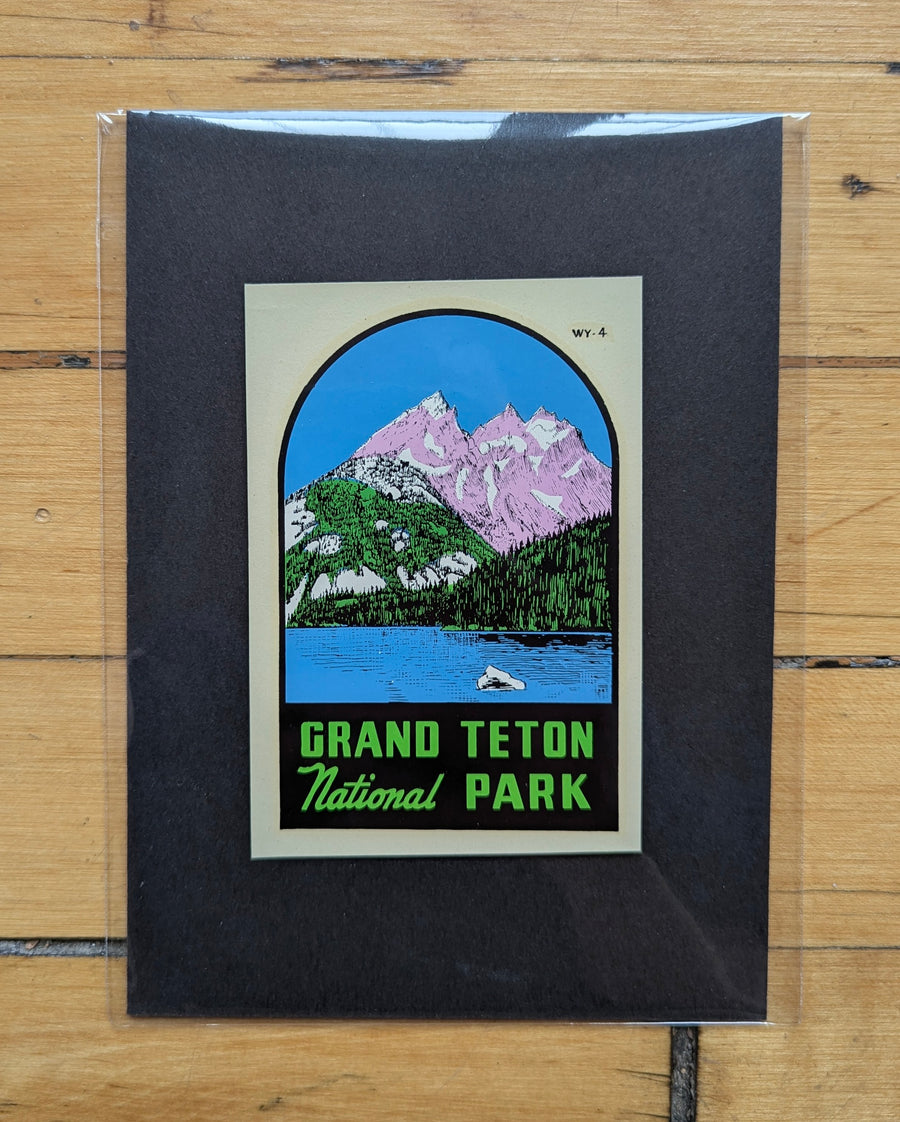 1940s - 1950s Travel Decals (Rocky Mountains) by: the Lindgren Brothers
