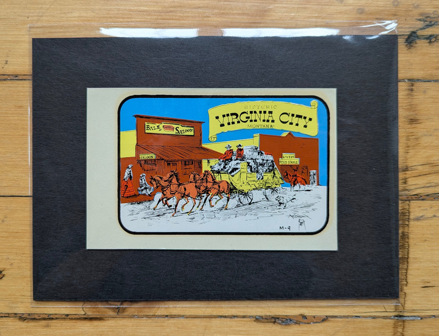 1940s - 1950s Travel Decals (Rocky Mountains) by: the Lindgren Brothers