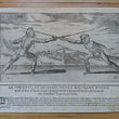 Load image into Gallery viewer, 1628 Rapier Prints of Single-Sword Technique from Scola, Overo Teatro by Nicoletto Giganti
